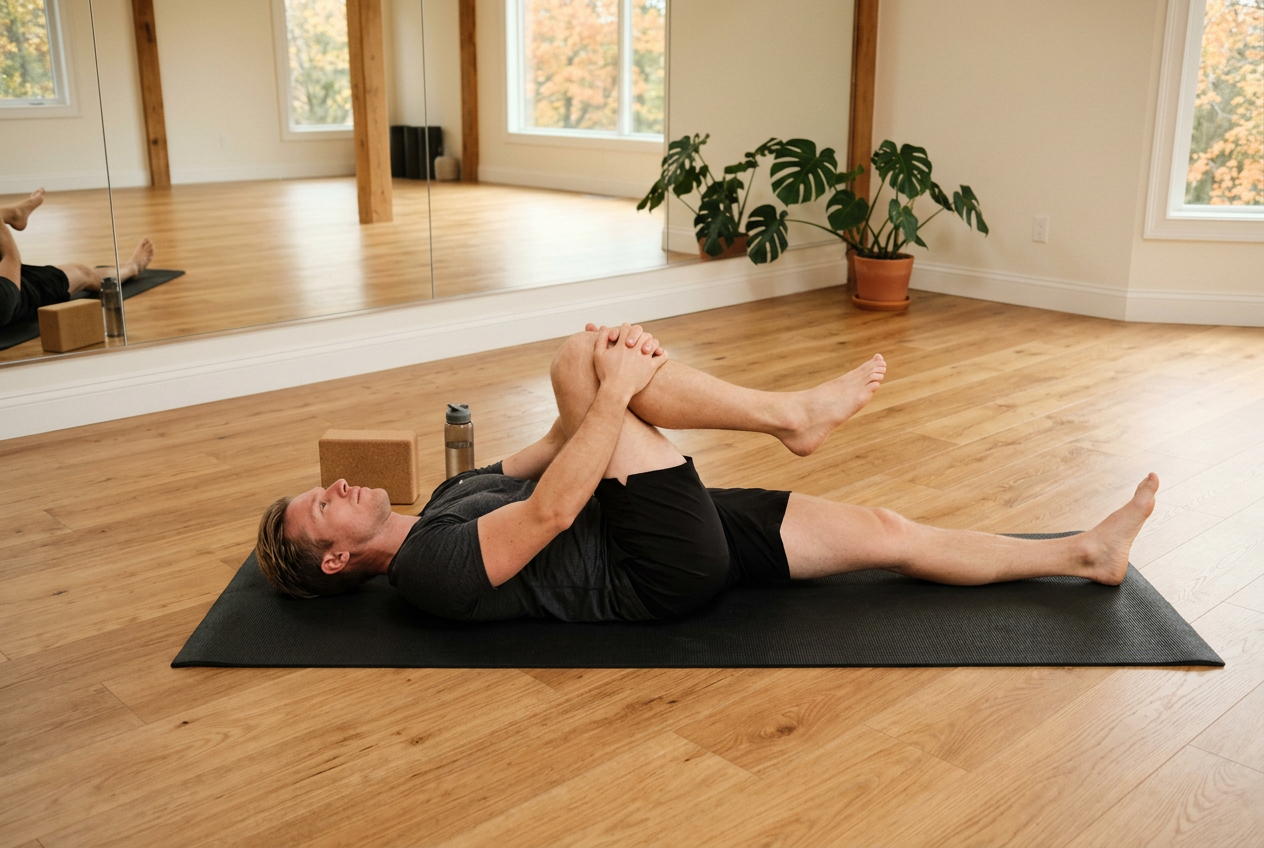 Cviky na uvolnění bederní páteře: 6 jednoduchých protahovacích cviků