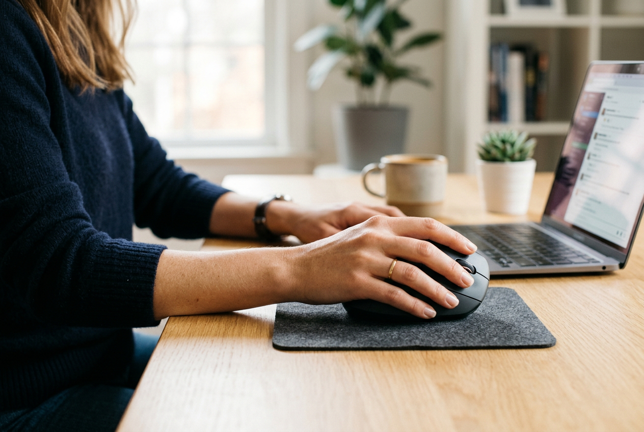 Vertikální myš: proč ji vyzkoušet a jak vybrat